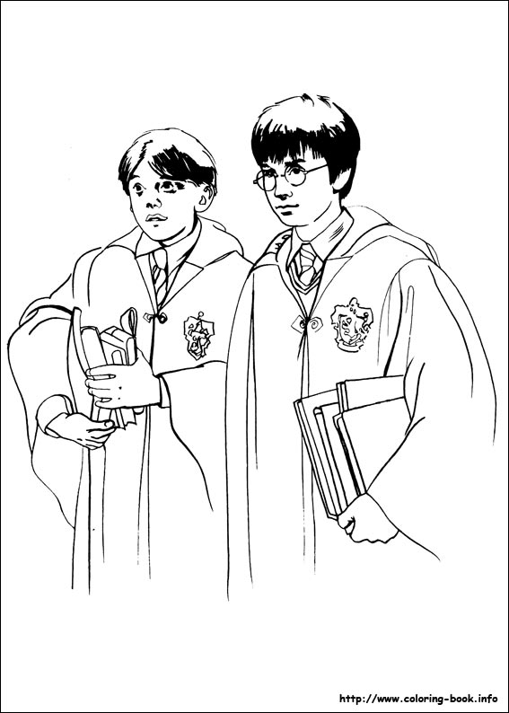 Harry Potter coloring picture